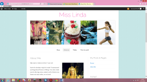 Linda's WordPress pagina